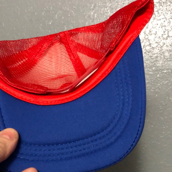 NASA Red White Blue Trucker Hat - Picture 4 of 4